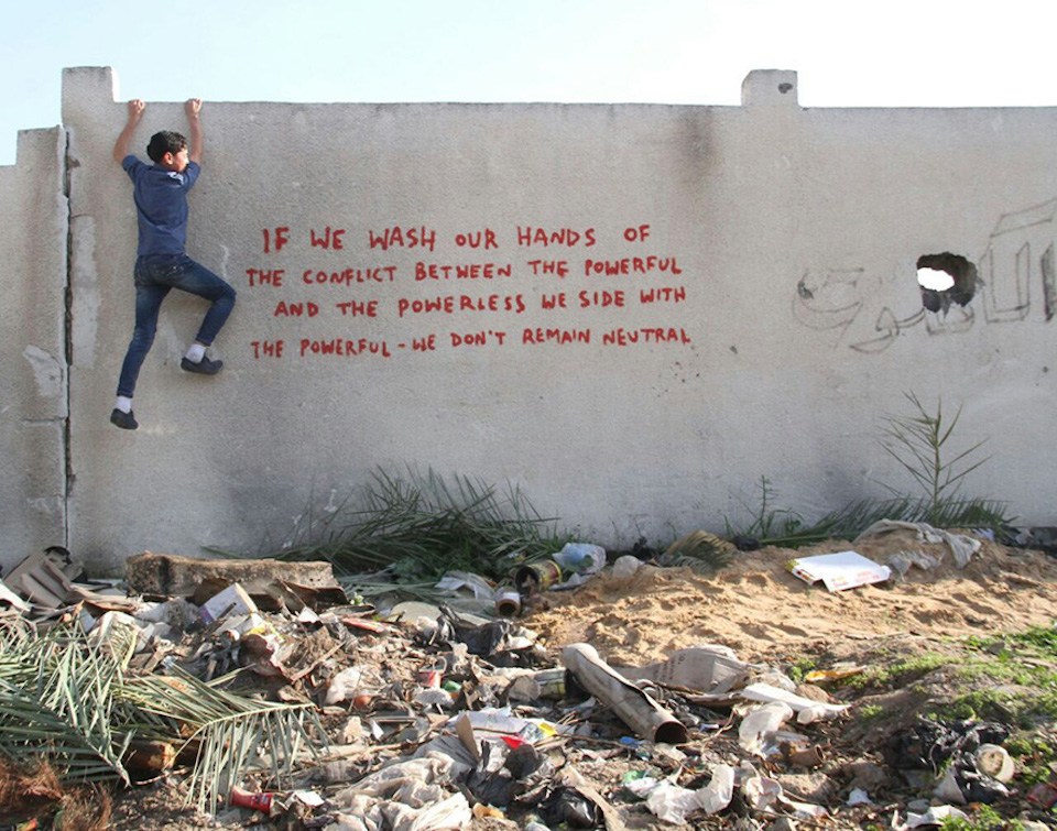 Street Art by Banksy in Palestine 